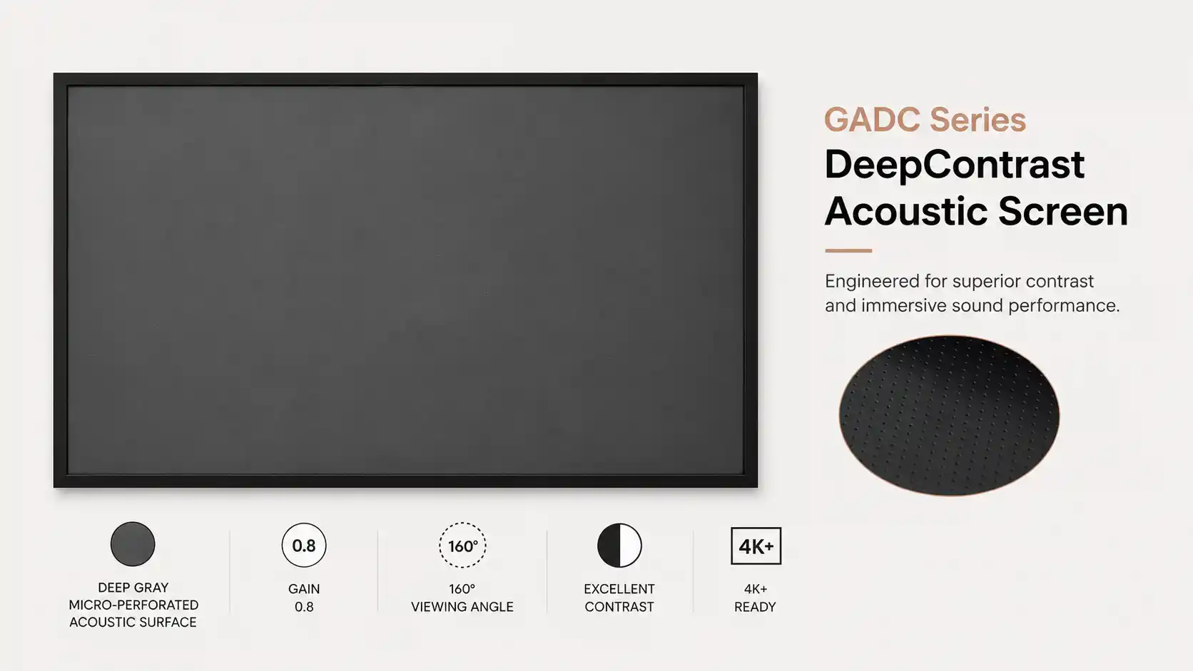 Black Crystal Microperforated Acoustic Surface