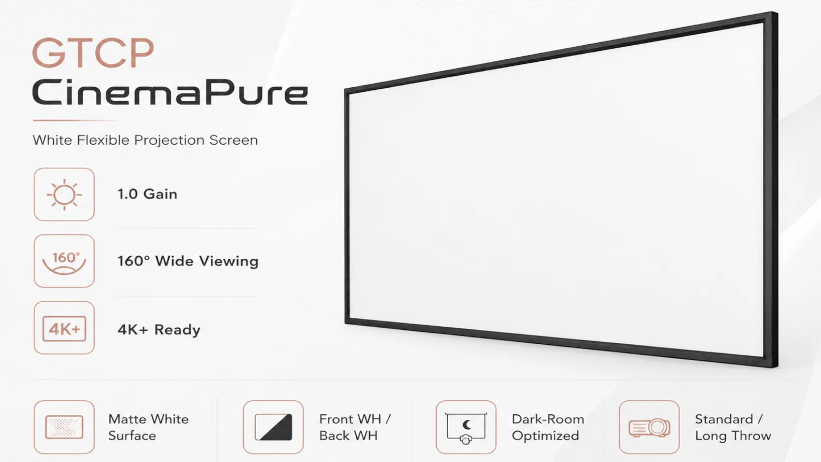 CinemaPure material and structure